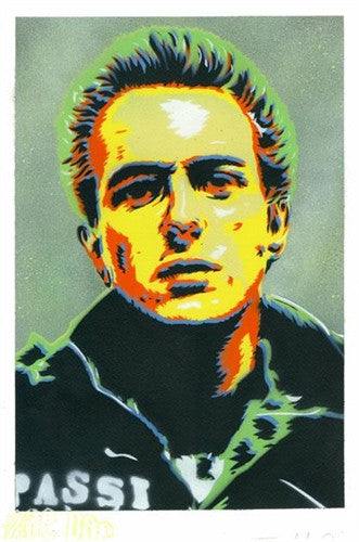 Joe Strummer' Original Painting by artist Jason Adams